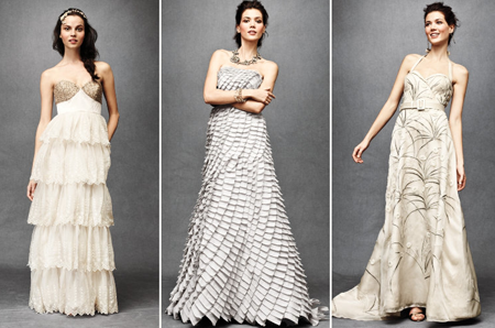 Urban inspired wedding dresses