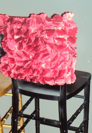 Custom Shabby Ruffled Chair Cushion by AandFBaby on Etsy